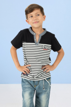 Camiseta Infantil Menino Verão Kiki Gola V