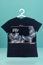 Camiseta Juvenil Verão Menino Kiki Tropical