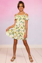 Vestido Infantil Mid Menina Floral