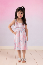 Vestido Infantil Menin Floral