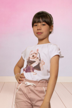 Blusa Infantil Dog Bolsa Menina