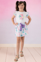 Conjunto Infantil Lhama Verão Menina 