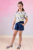 Conjunto Infantil Cacto Verão Menina 