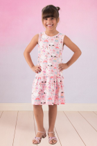 Vestido Infantil Unicórnio Verão Menina 