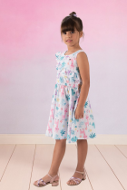 Vestido Infantil Lhama Verão Menina 