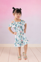 Vestido Infantil Cacto Verão Menina 