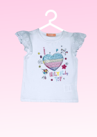 Blusa Infantil Feminina Toy Strass