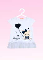 Blusa Infantil Cachorrinho Feminina