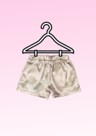 Short Baby Social Acetinado Strass