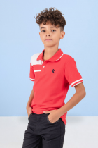 Camisa Gola Polo Infantil Social Menino