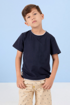 Camiseta Basica Infantil Verão Menino 