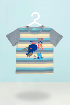 Camiseta Baby Menino Verão Dinossauro