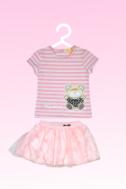 Conjunto Bear Baby Listras Menina 