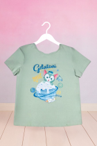 Blusa Infantil Menina Manga Curta Gelatoni