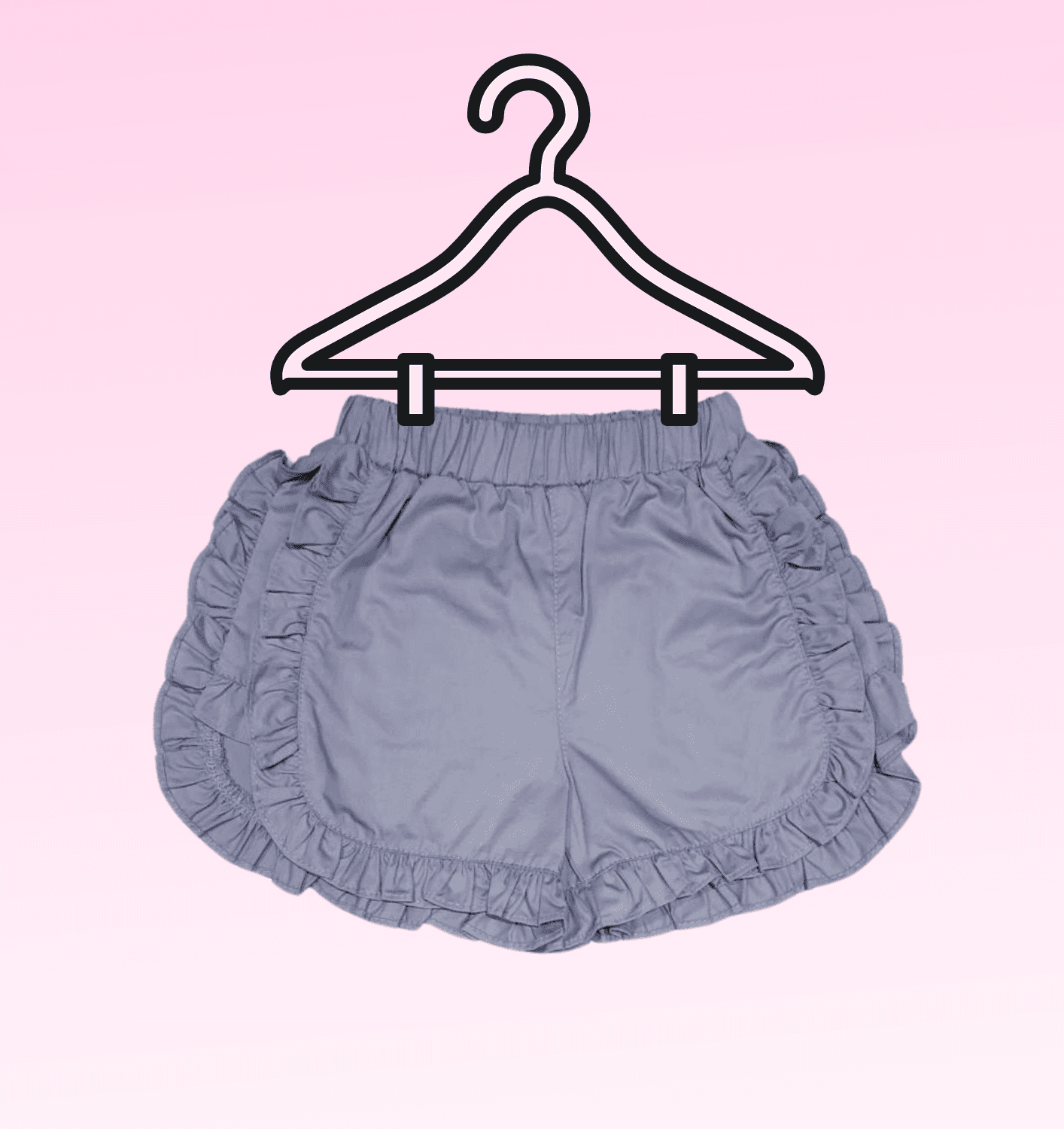 Short Babado Baby Menina