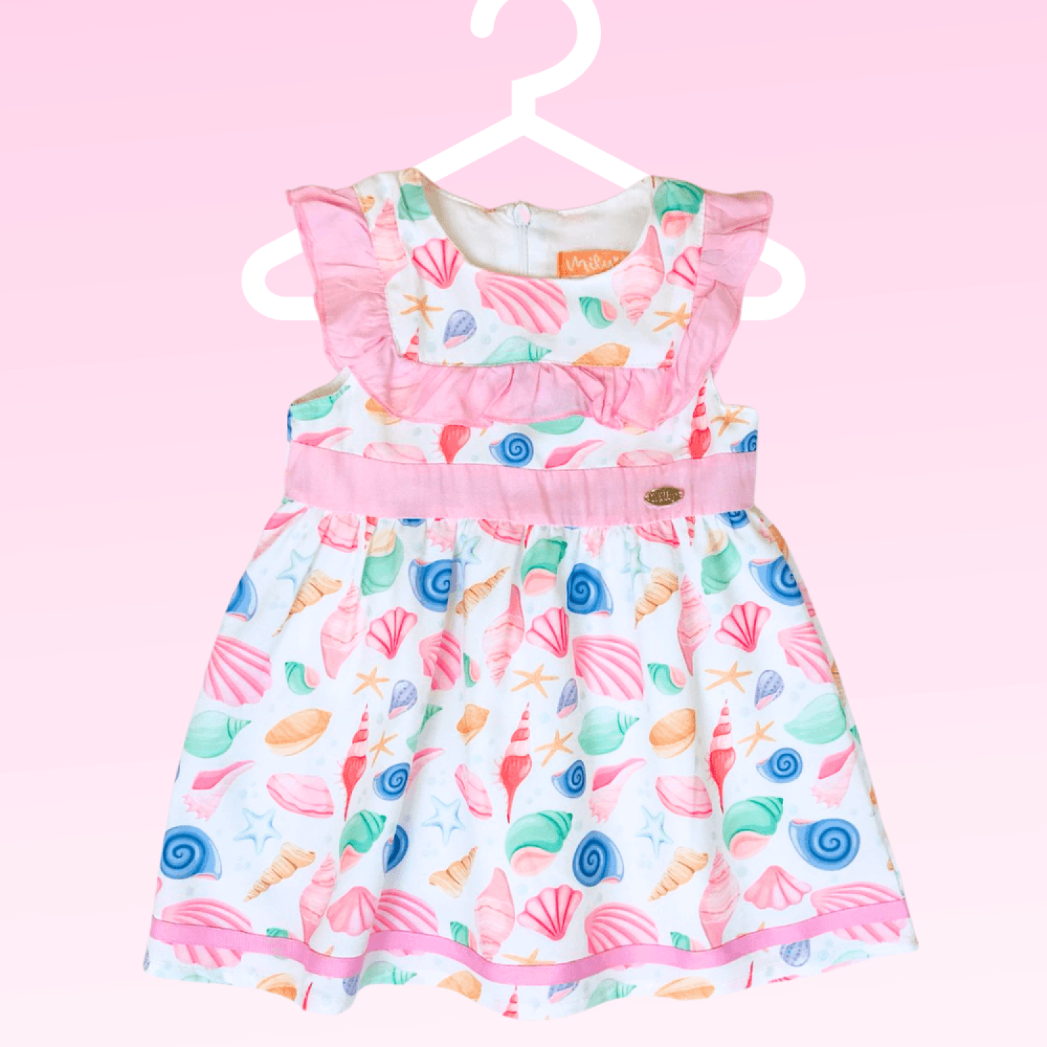 Vestido Concha Baby Menina
