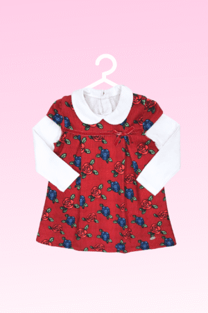 Conjunto Vestido Flores Baby Menina