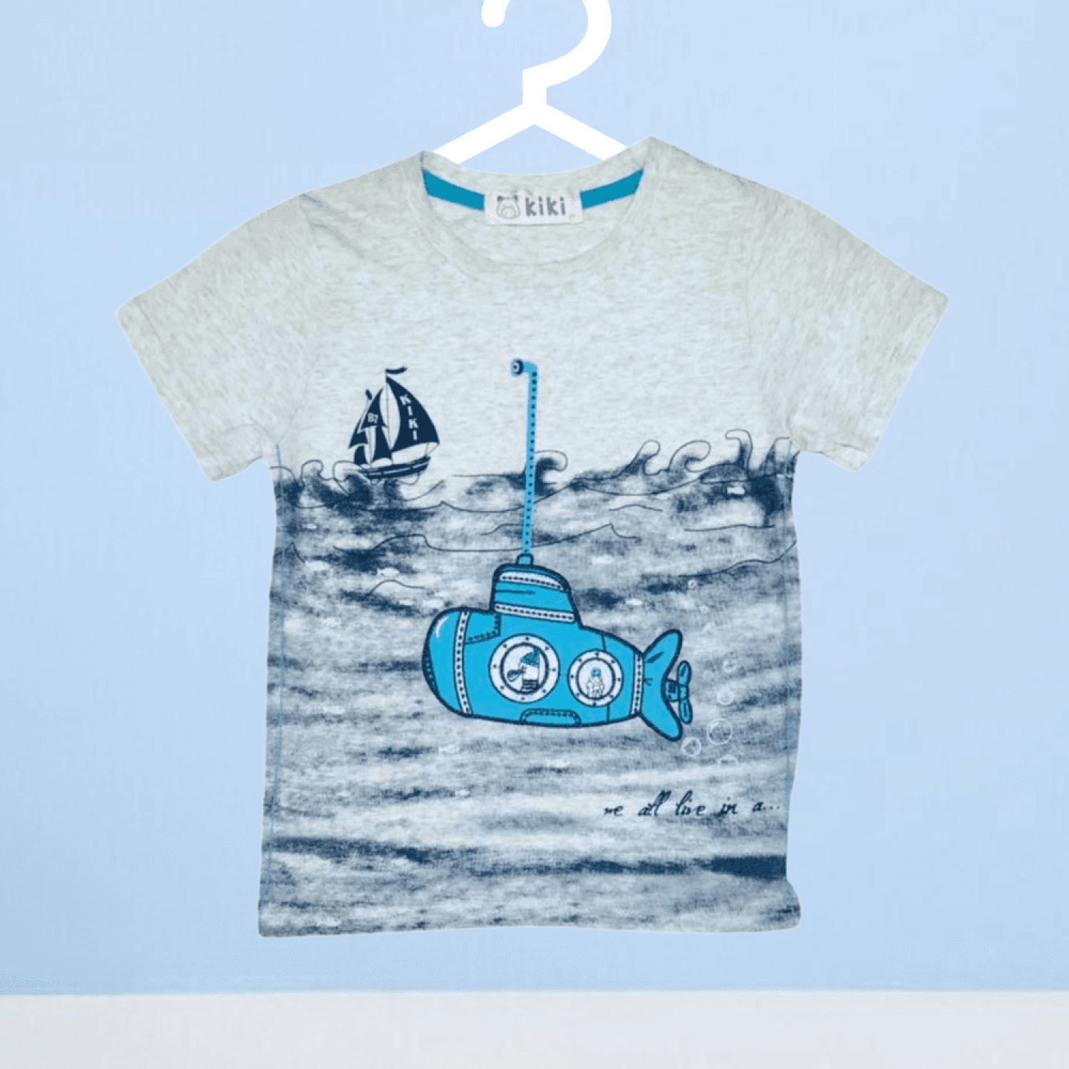 Camiseta Submarino Baby Menino